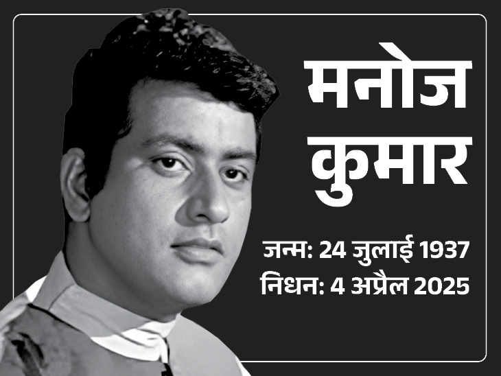 एक्टर-डायरेक्टर मनोज कुमार का 87 की उम्र में निधन